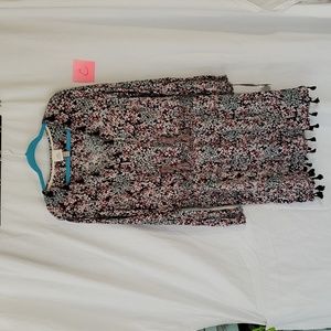 Knox Rose XXL fun casual dress w/ tassels. BOHO Never worn.